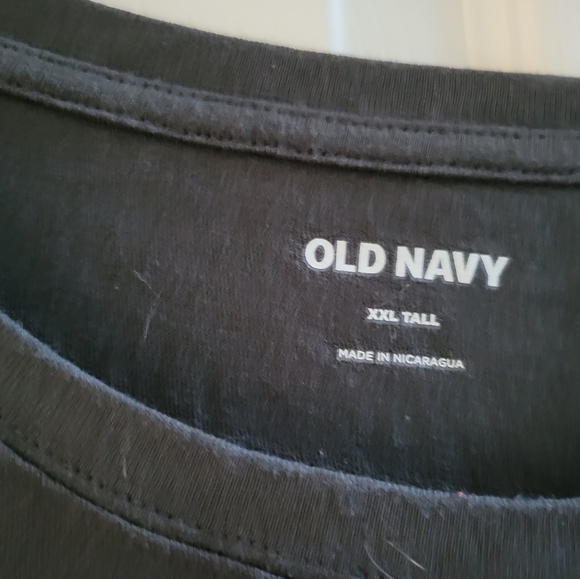 New Old Navy Sz 2X tall Mariah Carey T-Shirt Top Gray Black Cropped Holiday NWT - Picture 5 of 6